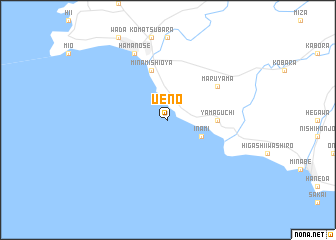 map of Ueno