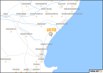 map of Ueno