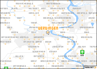 map of Uerdingen