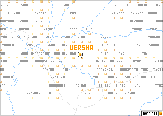map of Uersha