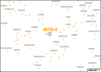 map of Uetela