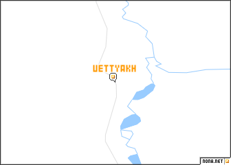 map of Uettyakh