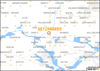 map of Uetz-Paaren