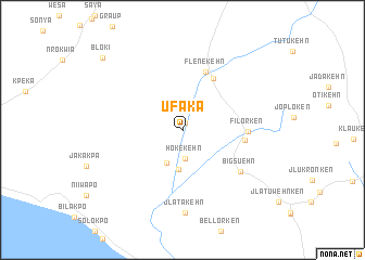 map of Ufaka