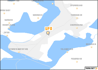 map of Ufa
