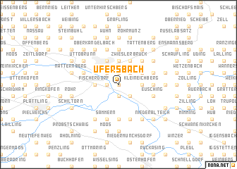 map of Ufersbach