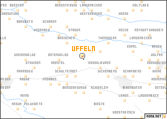 map of Uffeln