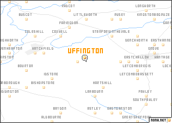 map of Uffington