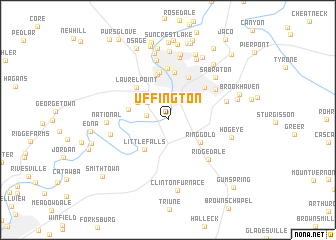 map of Uffington
