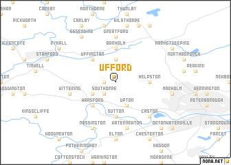 map of Ufford