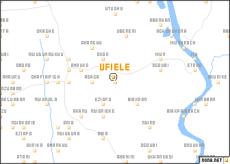 map of Ufiele