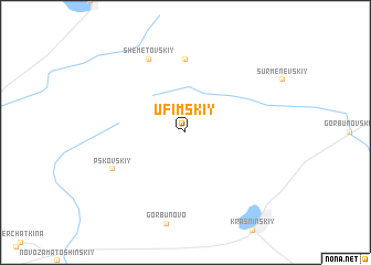 map of Ufimskiy