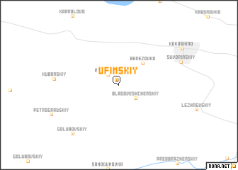 map of Ufimskiy