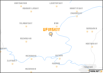 map of Ufimskiy