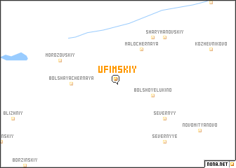 map of Ufimskiy