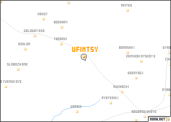 map of Ufimtsy