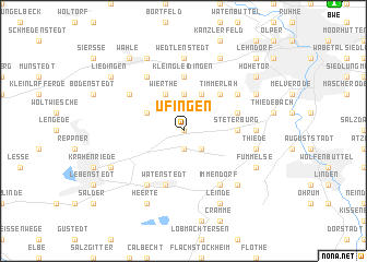 map of Üfingen