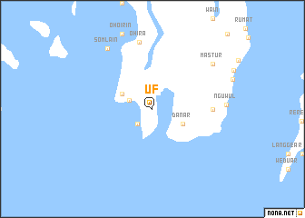 map of Uf