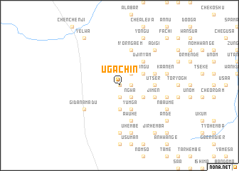 map of Ugachin