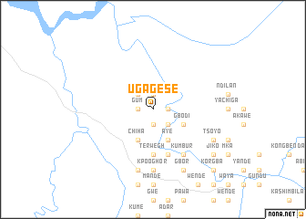 map of Ugagese