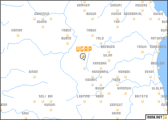 map of Ugap