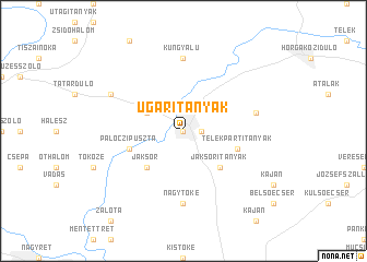 map of Ugaritanyák