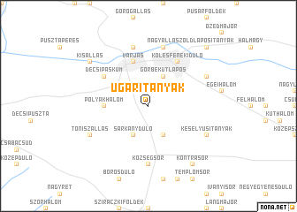 map of Ugaritanyák