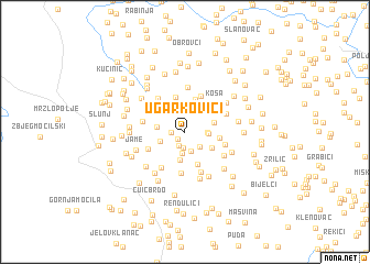 map of Ugarkovići