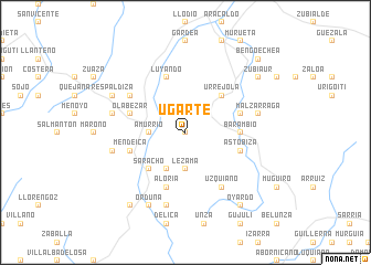 map of Ugarte