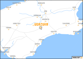 map of Ugazuka