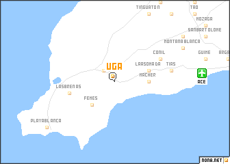 map of Uga