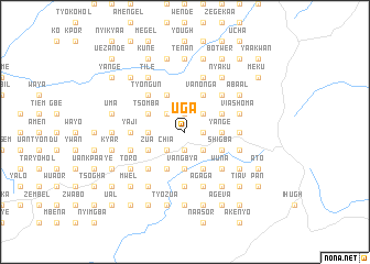 map of Uga