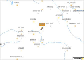 map of Uga