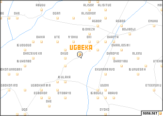 map of Ugbeka