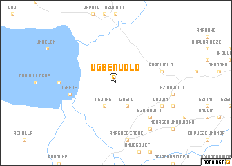 map of Ugbenu Olo