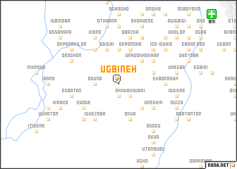 map of Ugbineh