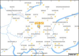 map of Ugbisi