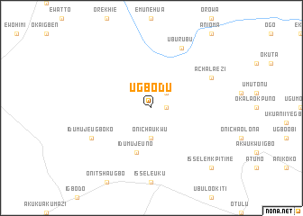 map of Ugbodu