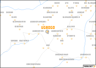 map of Ugbogo