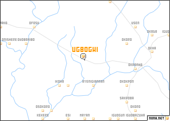 map of Ugbogwi