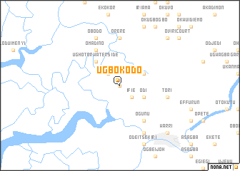 map of Ugbokodo