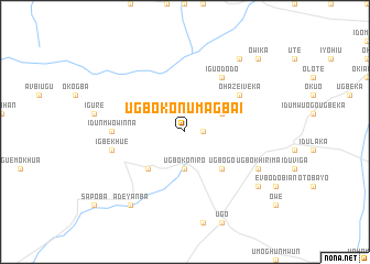 map of Ugboko Numagbai