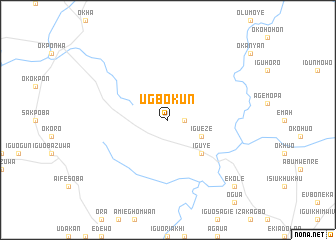 map of Ugbokun