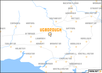 map of Ugborough