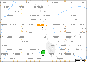 map of Ugbowo