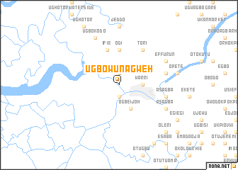 map of Ugbo Wunagweh