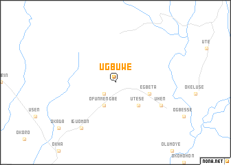 map of Ugbuwe