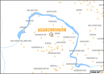 map of Ugda Zarimena