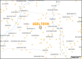 map of Ugeltekhi