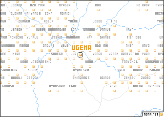 map of Ugema